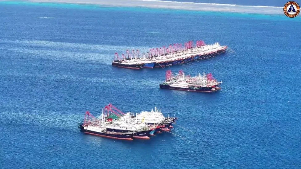 Chinese boats swarming Philippines